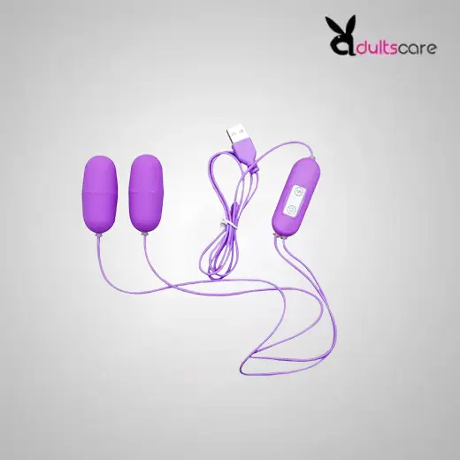 10 Frequency USB Double Egg Vibrator
