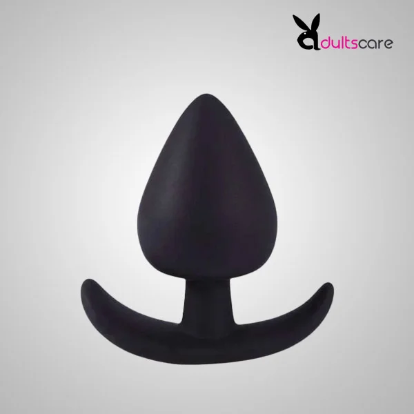 Black Silicone Plug With Anchor Base