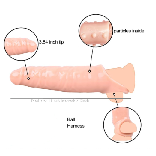 11 Inch Long Huge Extension Extender Sleeve