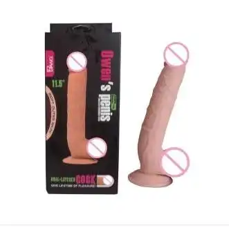 Dual Layered 10 Inch Strong Suction Dildo
