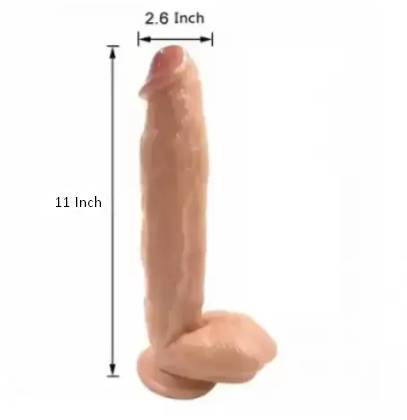 11 Inch Realistic Big Dildo With Belt