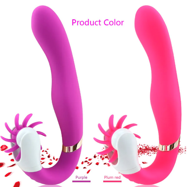 12 Speed Rotation Oral Sex Tongue Licking Toy G Spot Vibrators