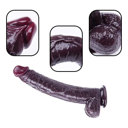 12 inch Silicone Liquid Dildo With Suction Cup