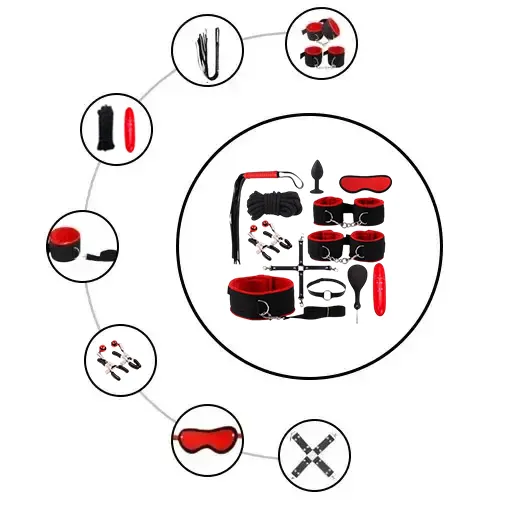 12PCS BDSM Couple Kit