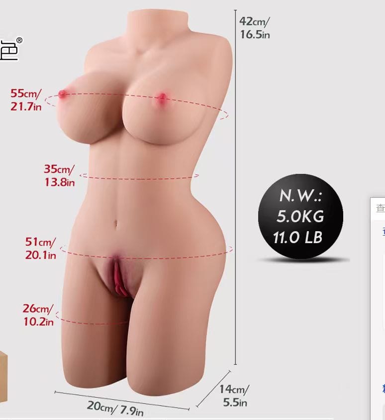 Real body 3D system Doll