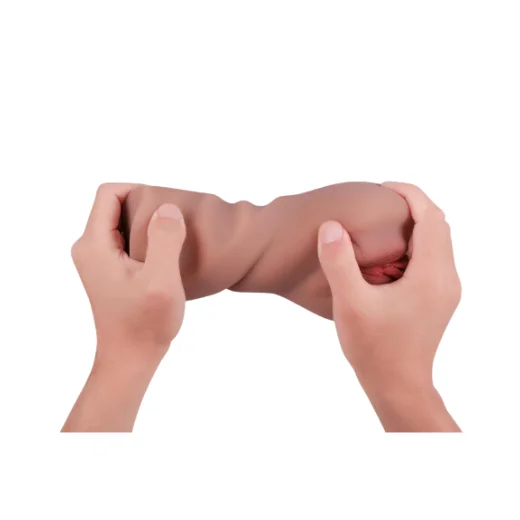 3D 2 in 1 Realistic Pocket Pussy Male Masturbator