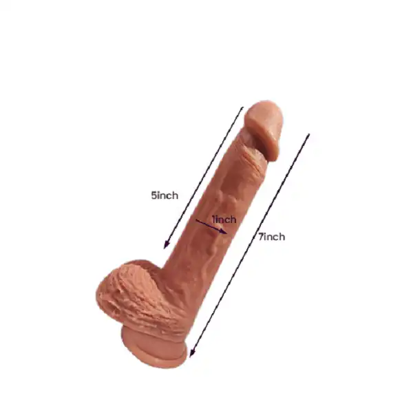 2 in 1 Chocho Soft Dildo With Vibrating Bullet