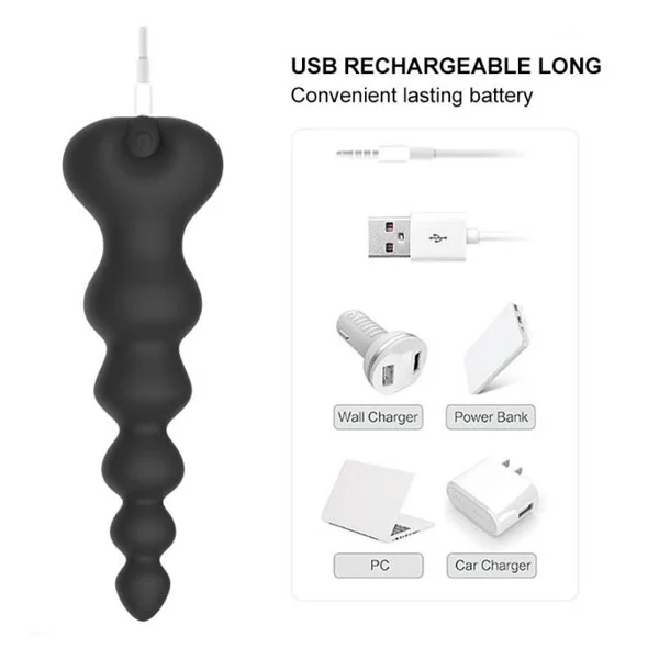 Prostate, Anal Vibrating Massager with usb recharge