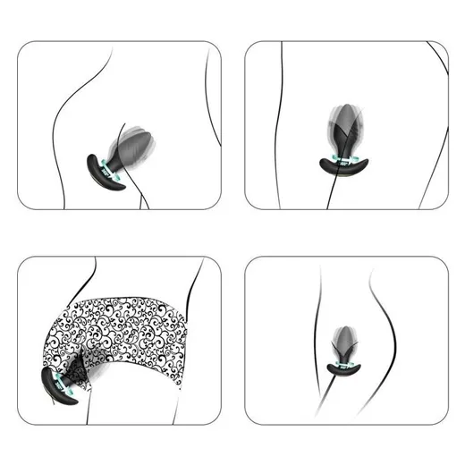 360° Rotating Remote Control Prostate Massager