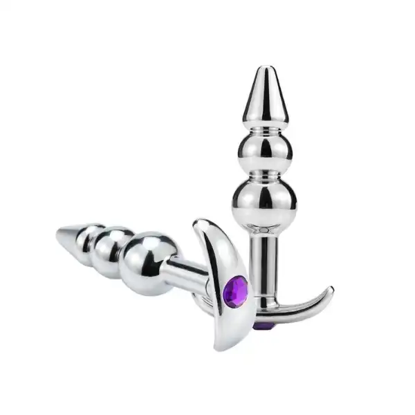 3 Beads Stainless Steel Anal plug