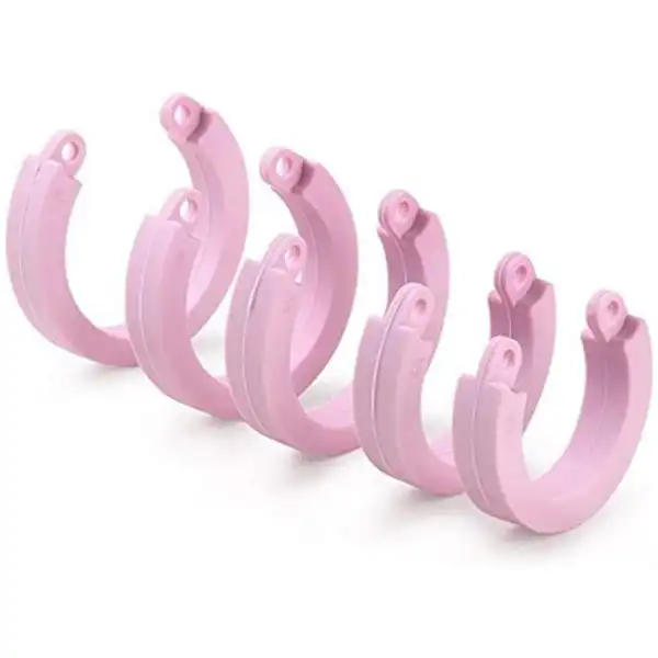 Pink Chastity Locked Cage Sex Toy for Men