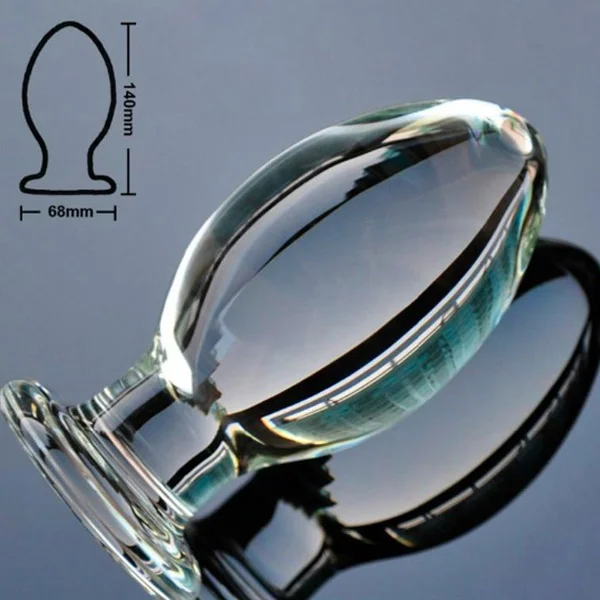 Super Large Glass Anal Butt Plug