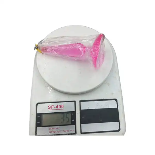 Anal plug with silicone suction cup