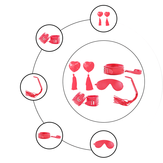 5 PC BDSM Bondage Restraints Set