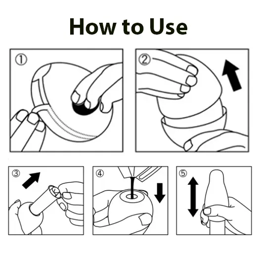 5 pcs Tenga Easy Beat Egg Masturbator