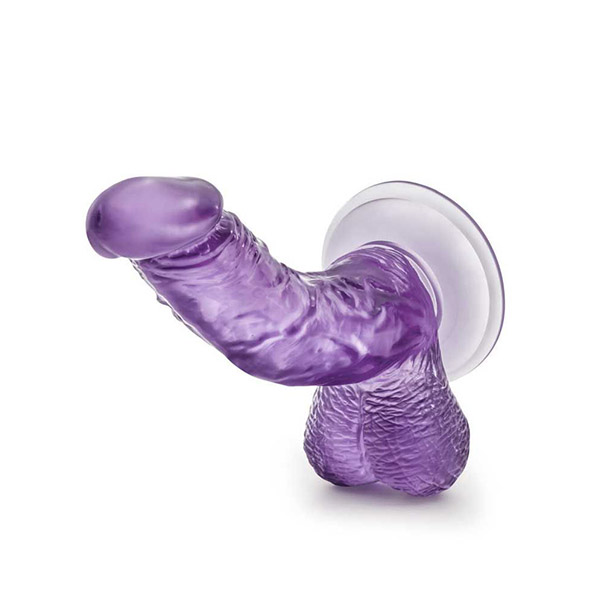 6.5 Blue Strong Suction With Balls Dildo