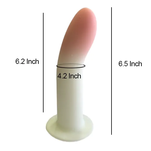 6.5 Inch Curved G Spot Personal Massager Dildo
