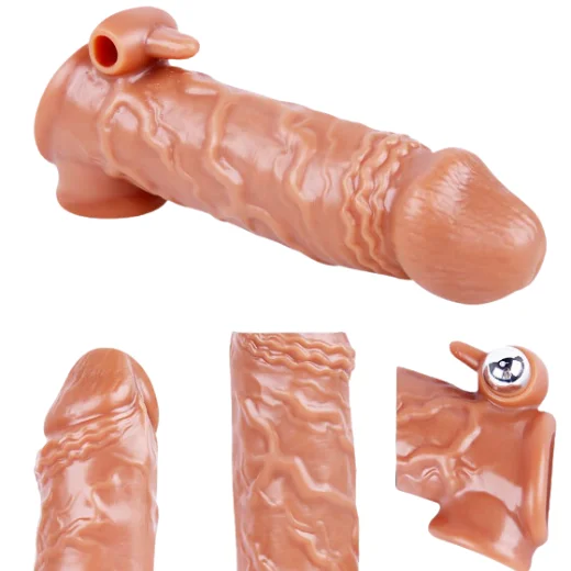 6.5 Inch Vibrating Penis Sleeve For Men