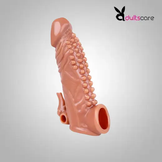 7 Inch Liquid Silicone Penis Sleeve With Vibration