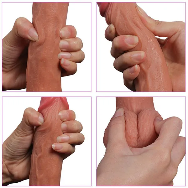 7 Inch Silicone Realistic Dildo with Pink Head