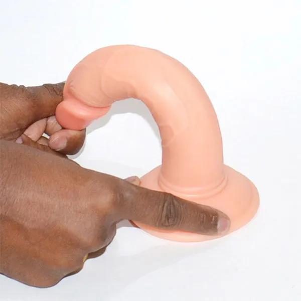 7.2 inches Real Flesh Without Balls Dildo skin