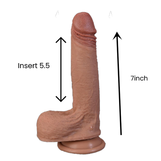 7 Inch Realistic Penis Silicone Dildo