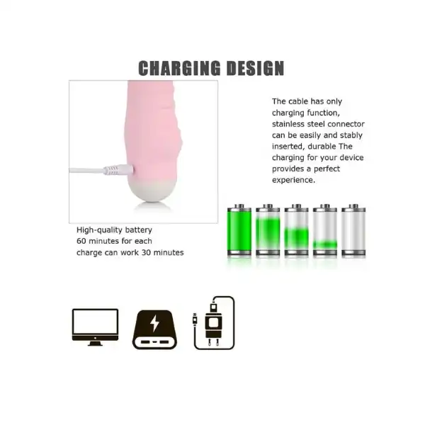 7 Speeds USB Rechargeable Intelligent Vibrator