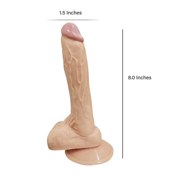 8 inch Perfect Size Super Strong Suction Dildo