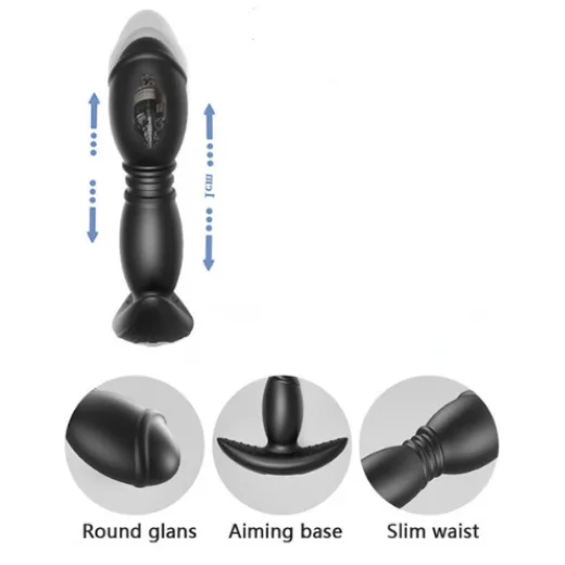 APP Remote Control Rotating Men And Women Prostate Stimulator Anal Vibrator