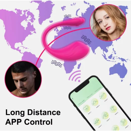 App Control Long Distance Couple Vibrator