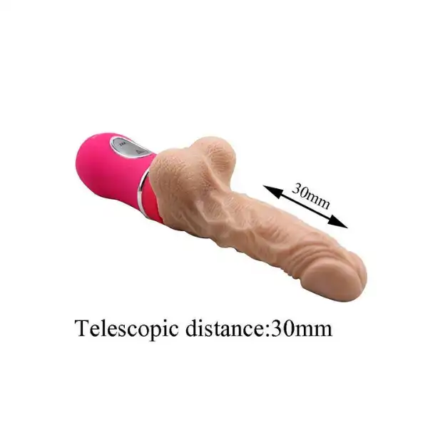 Automatic Telescopic Dildo Heating Vibrating pumping Sex machine