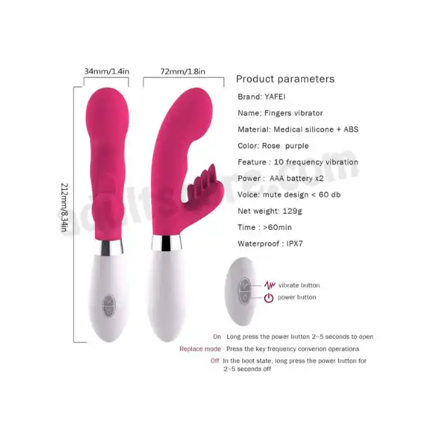 Barbed G Spot Vibrator - 36 Speeds
