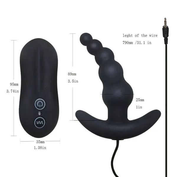 Beads Style Vibrating Anal Plug