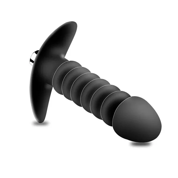 Black Anal Beads Prostate Massager