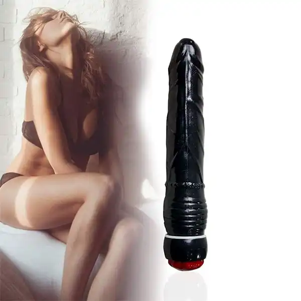Black Thunderlight vibrating Dildo