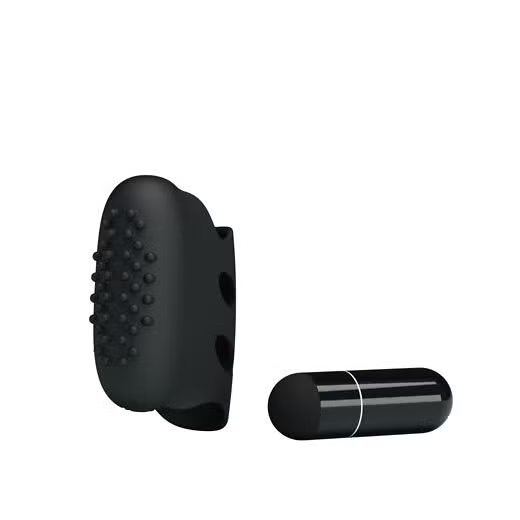 Black Bullet Finger Vibrator