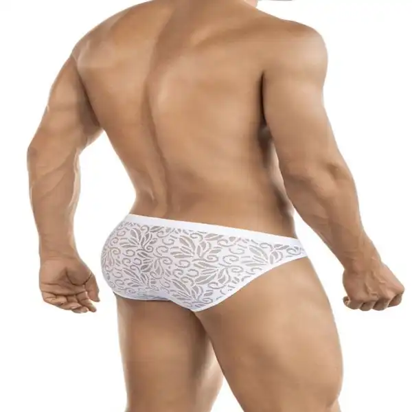 Black and White Hot Mens Thong