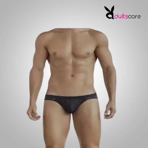 Black and White Hot Mens Thong