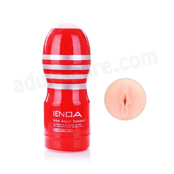 CUP RED Masturbator With Delay Spray