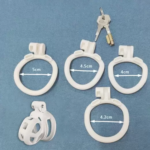 Cobra Male Chastity Device with Adjustable 4 Rings
