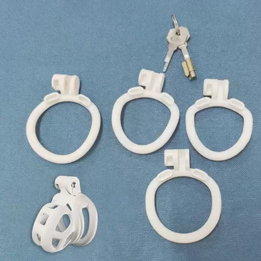 Cobra Male Chastity Device with Adjustable 4 Rings