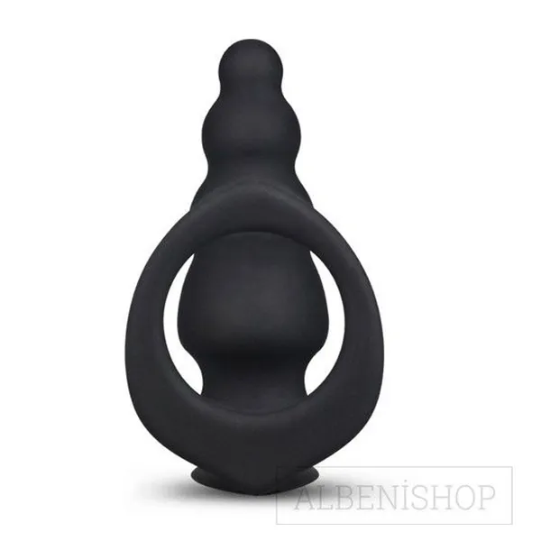 Combo Master Cock Ring and Anal Plug