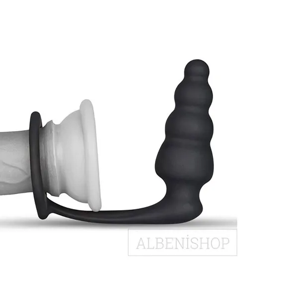 Combo Master Cock Ring and Anal Plug