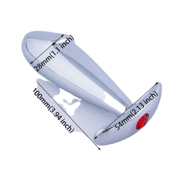 Dildo Shape Metal Butt Plug