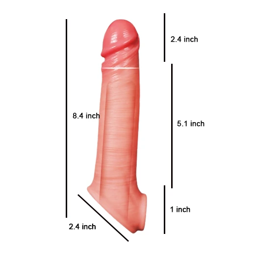 Double Hole Jumbo Penis Sleeve