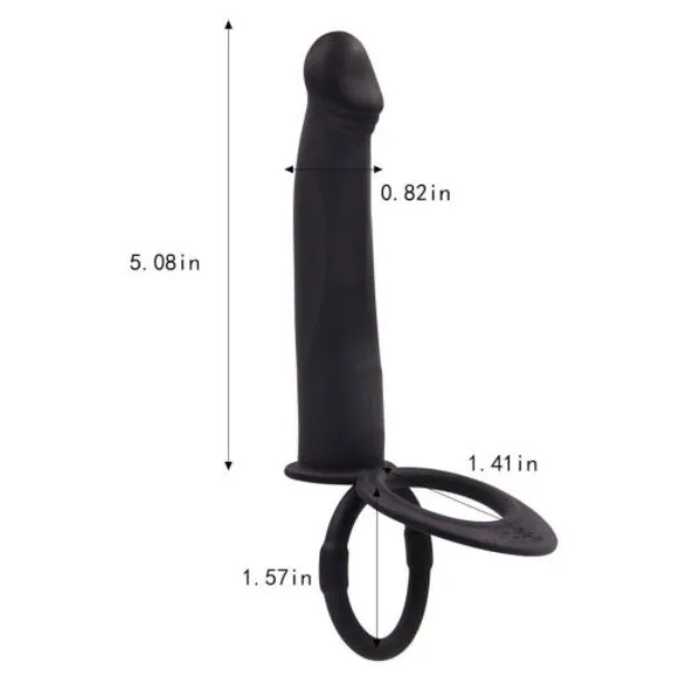 Double Penetration Penis Strap on Anal Dildo