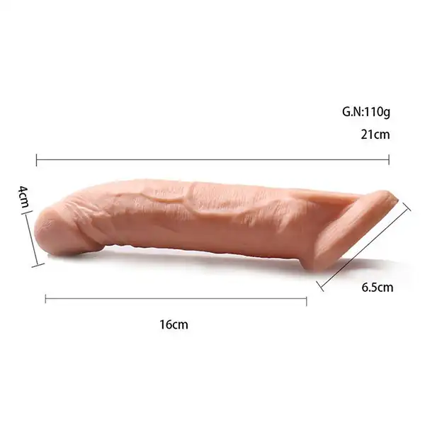 Penis Extender Sleeve with Enhancer Ball Girth