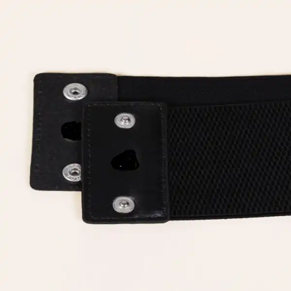 Fetish Necklac 4 Ring Out Wide Belt