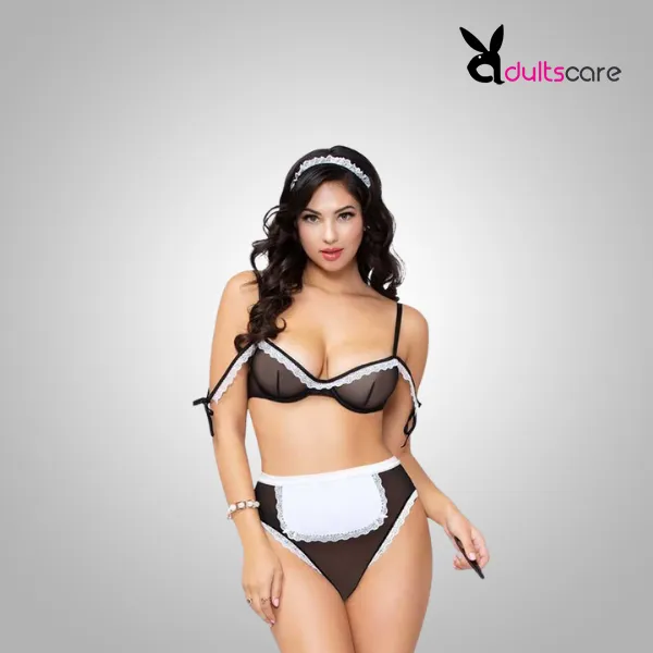 Flirty Maid Role Play Lingerie Set
