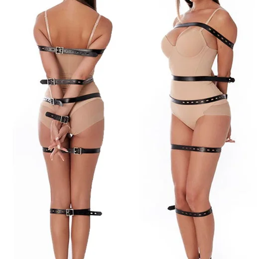 Full Body Straps Bondage Harness 7pcs Belts Slave